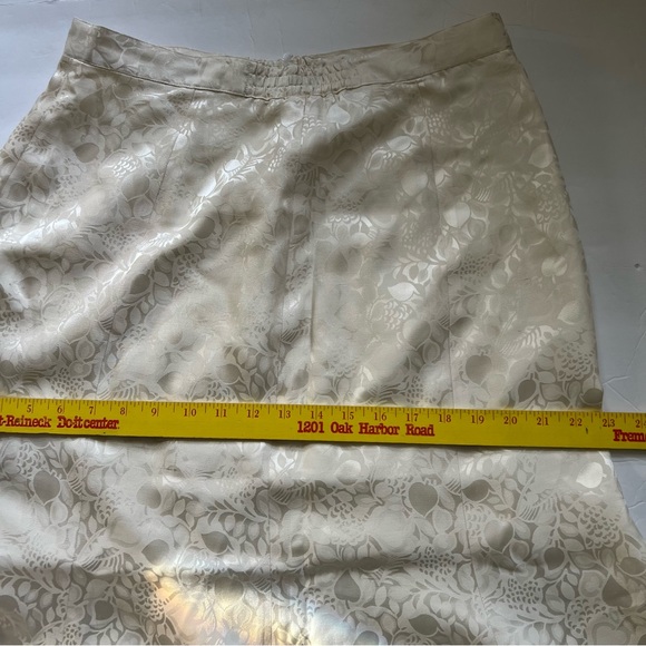 Vintage Stanley Nelson Pure Silk 3 Piece Skirt Suit Size Large - Picture 6 of 16